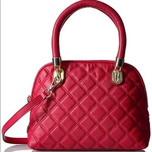 Red Cole Haan Benson Quilted Leather bag